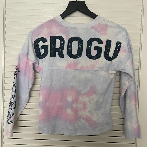 Grogu Tie-Dye Spirit Jersey | Youth M 7/8 | Disneyland Star Wars - Picture 3 of 4